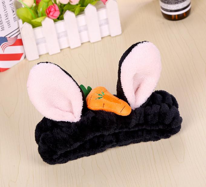 Băng Đô 3D Thỏ Cà Rốt Siêu Cute -  Dày Mềm Mịn Cao Cấp - Siêu Bền