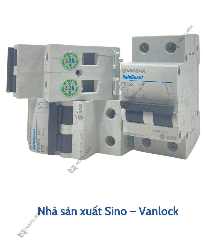 CB 2 Tép SINO (10A, 16A, 20A, 25A, 32A, 40A, 63A) PS45N - 2 Cực