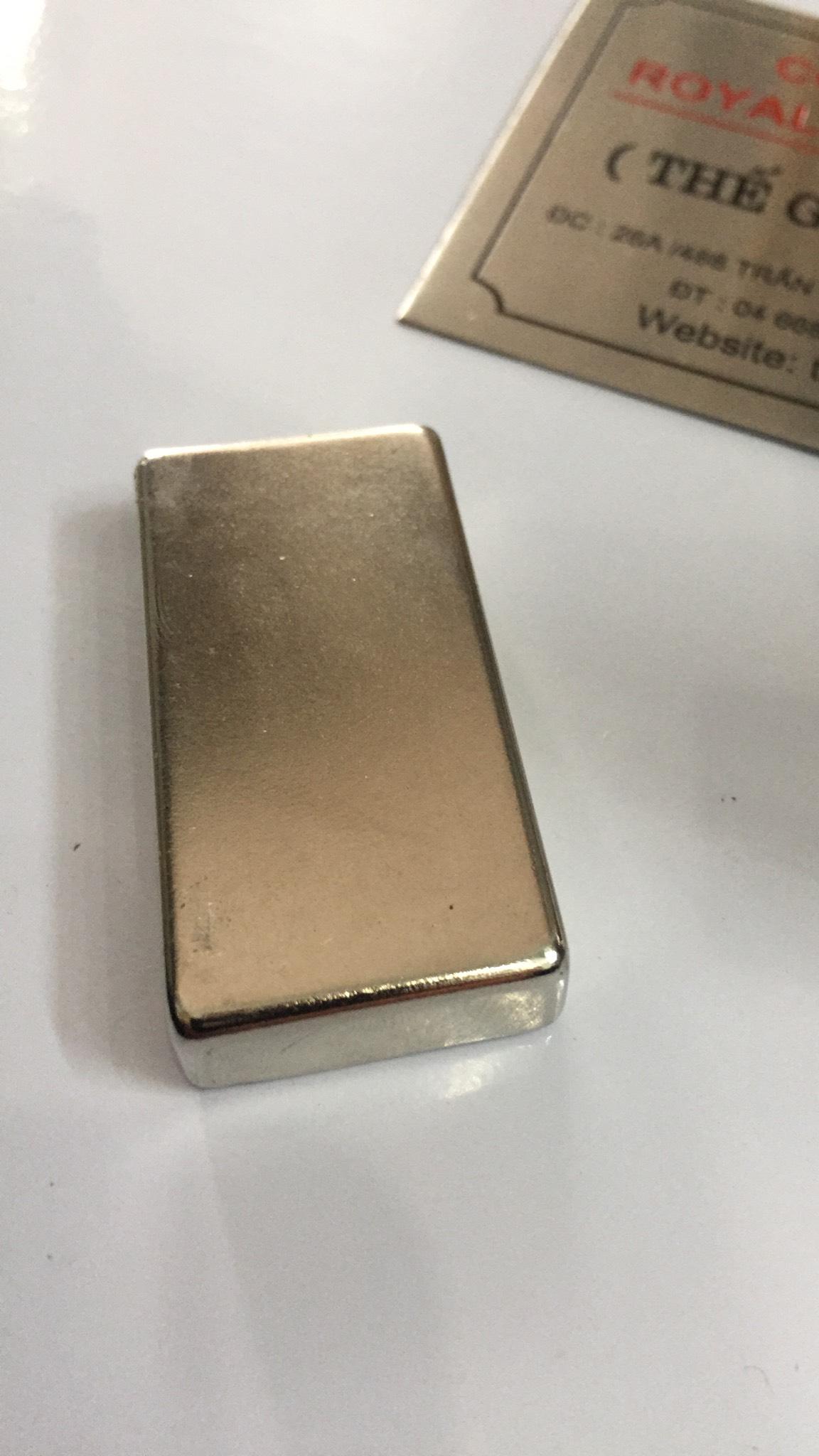 Nam châm·viên đất hiếm 50x25x10mm