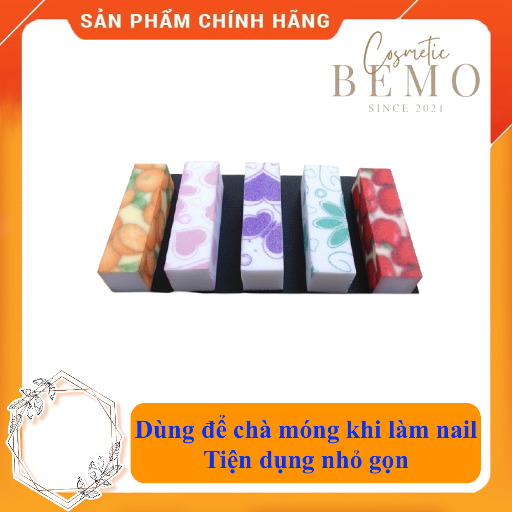 Cục chà móng - Chà móng 4 mặt nhỏ gọn tiện dụng