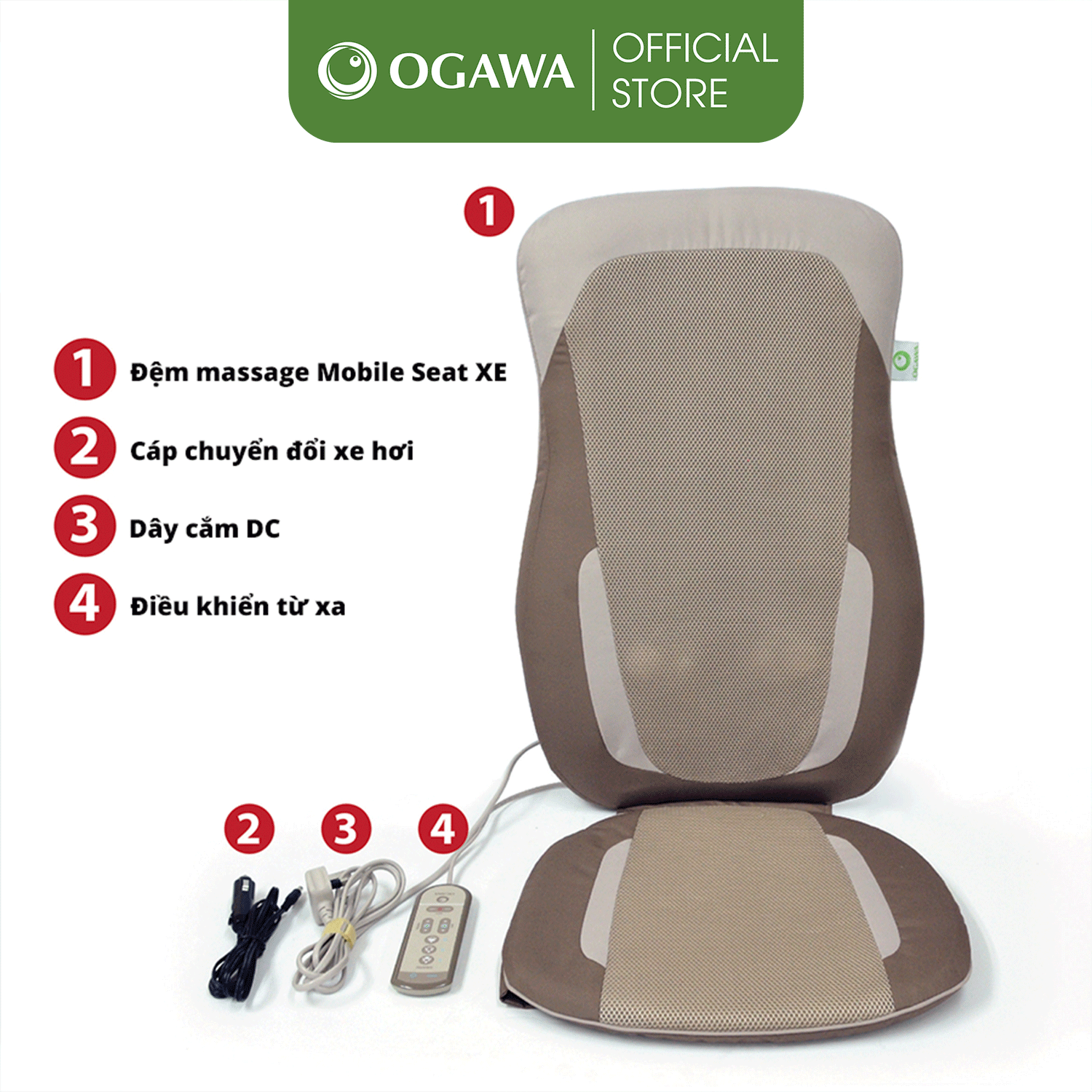 Đệm massage OGAWA Mobile Seat Mini