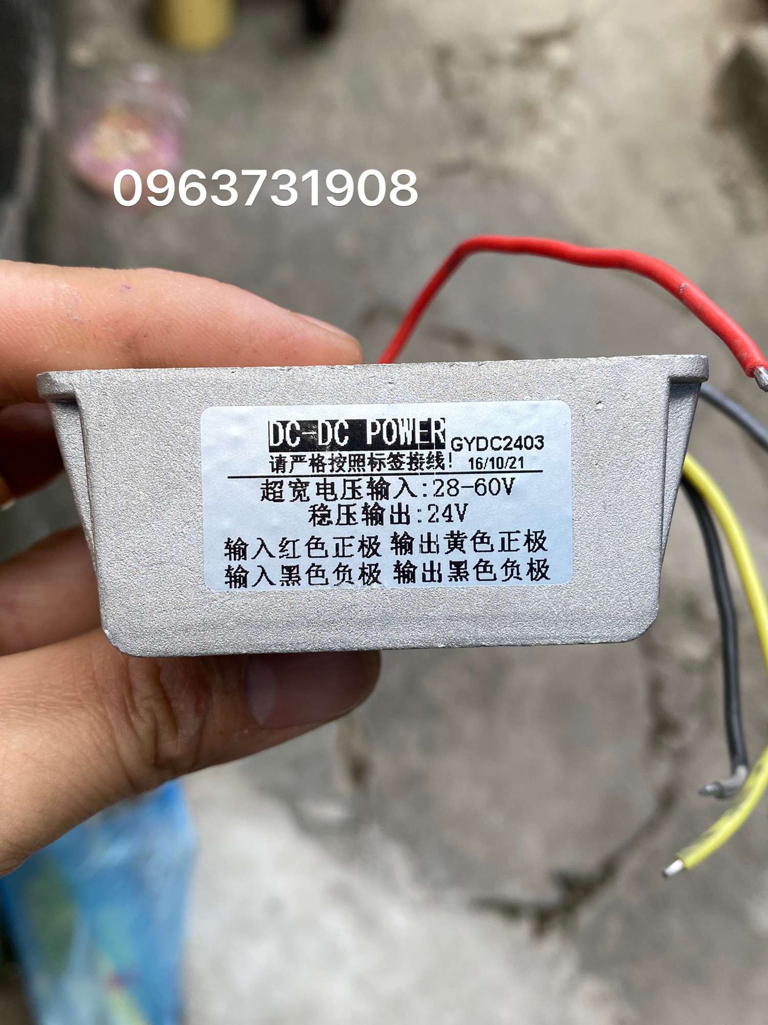 Bộ chuyển đổi nguồn điện 48v xuống điện 24V 10A chống nước