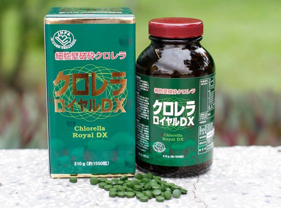 Tảo Lục Chlorella Royal DX Nhật Bản 1550 Viên