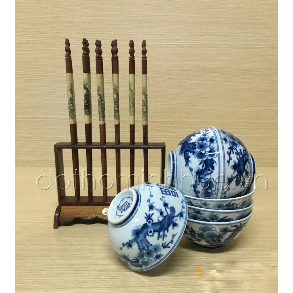 Bộ Đũa Thờ Gỗ 10 Đôi Hình Dải Quạt- Hình Thẳng