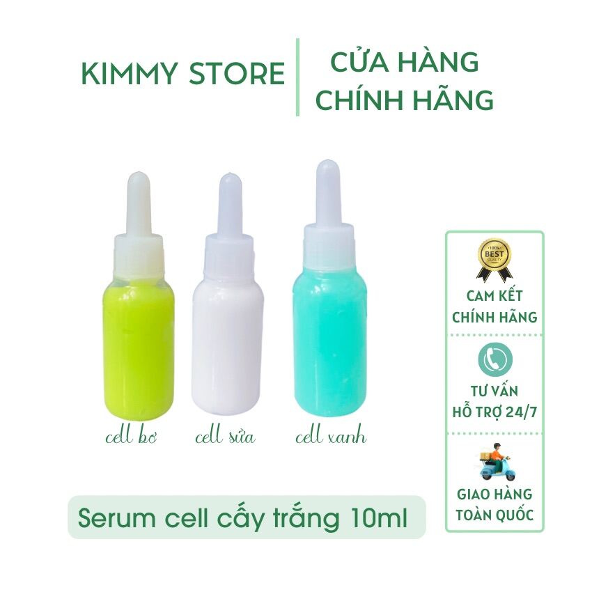 Lẻ 1 chai cell cấy trắng body pha kem cực mạnh 10ml