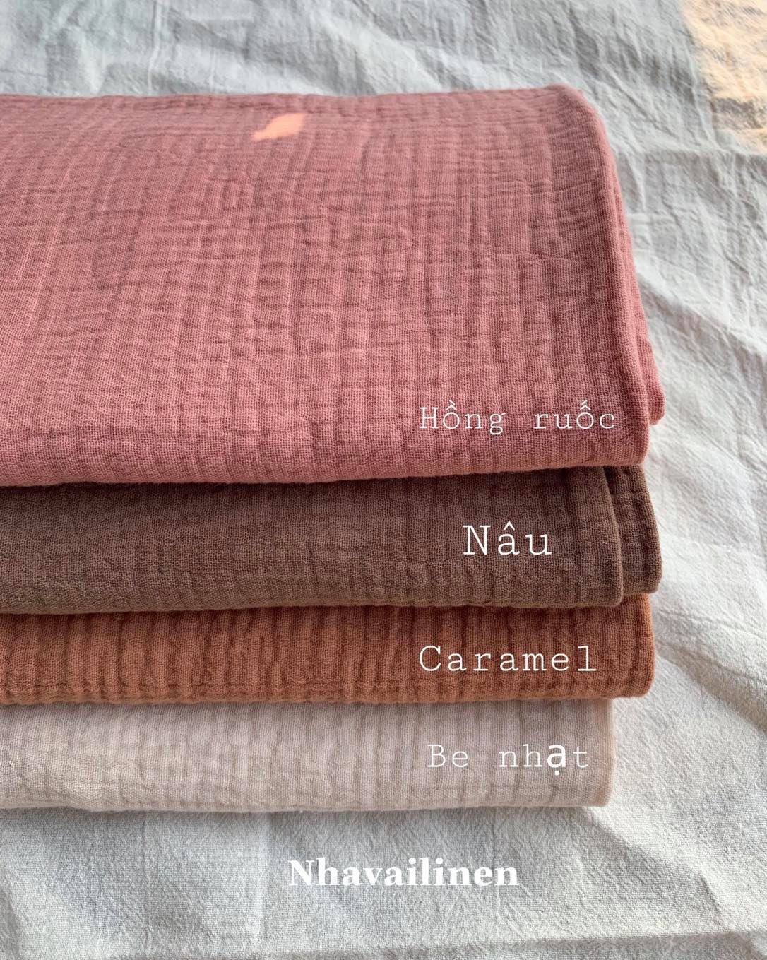 [HCM]MUSLIN TRƠN NHÀ VẢI LINEN