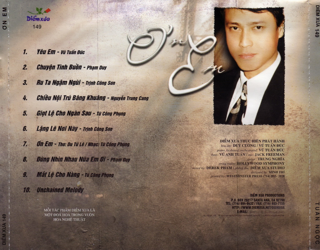 Bộ 6 đĩa cd nhạc tuấn ngọc 3