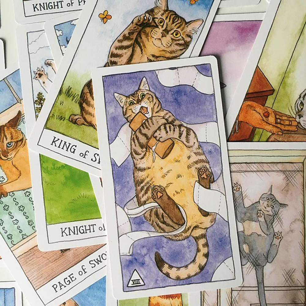 Bài Tarot Cat Tarot Tặng Đá Thanh Tẩy