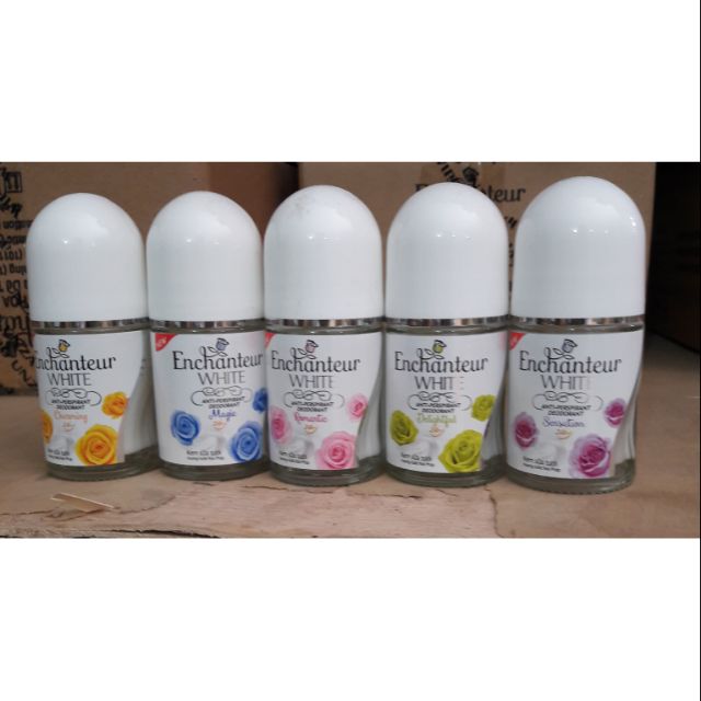 [HCM]Enchanteur - Lăn khử mùi TRẮNG DA 25 ml ( có đủ 5 mùi)