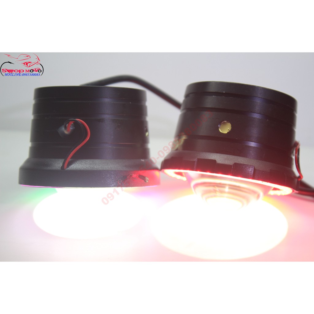 Đèn Led Trợ Sáng U7 NGẮN ngũ sắc ( giá 1 chiếc)