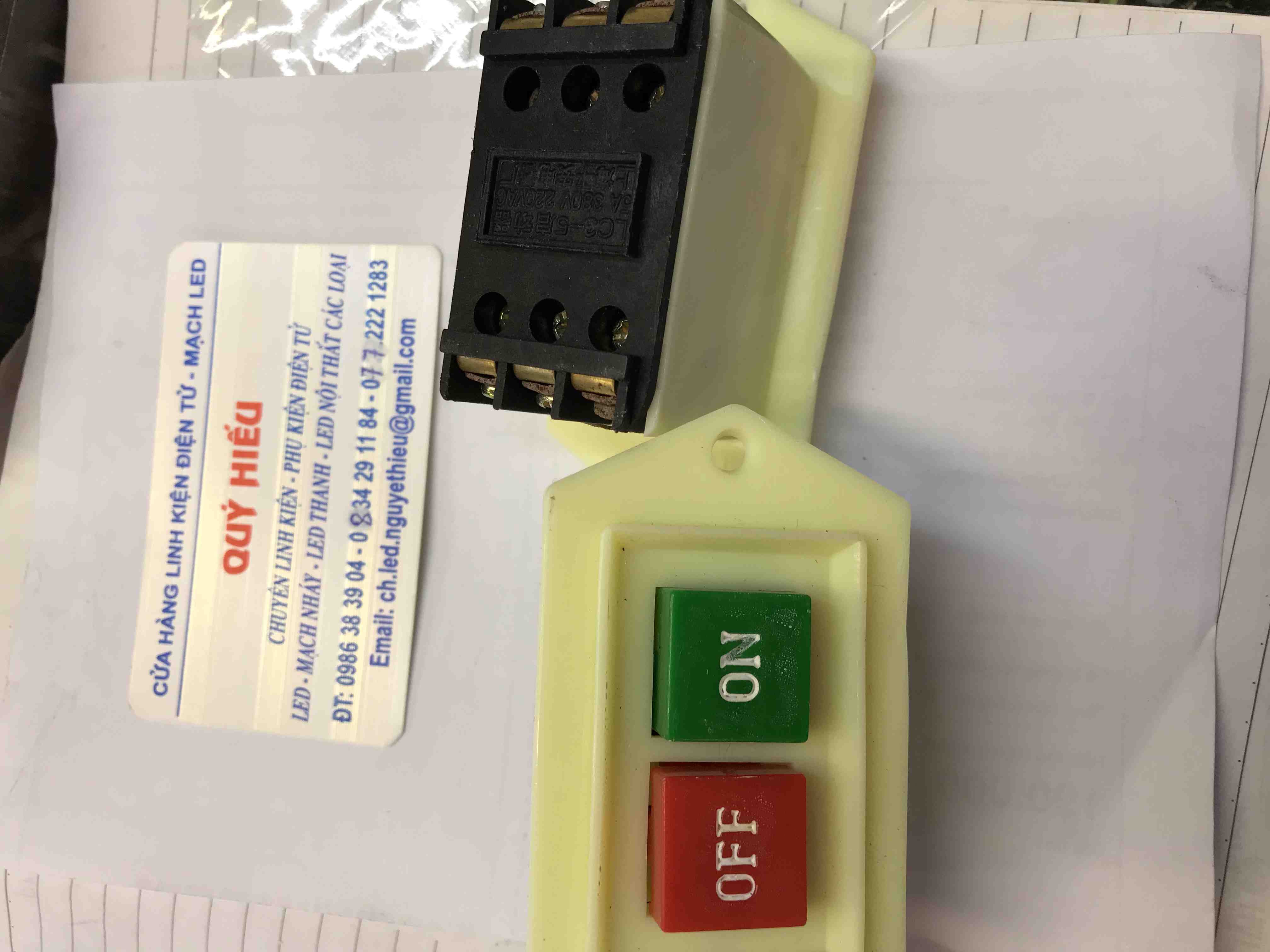 công tắc ON OFF 220v 5A - congtacON-OFF220v