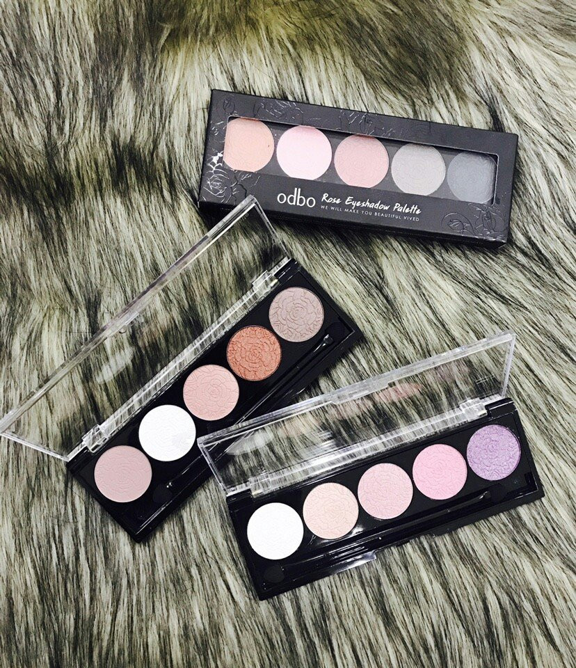 PHẤN MẮT 5 Ô TRÒN ODBO ROSE THÁI LAN
