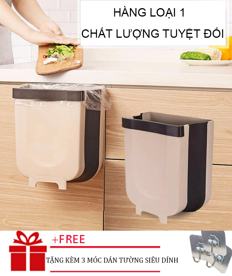 Giỏ đựng rác dụng cụ nhà bếp thông minh-hộp đựng túi nilon túi rác dư thừa-Hộp đụng rác gấp gọn-Giỏ đựng rác treo tủ bêp tiện lợi gọn gàng vệ sinh ngăn nắp
