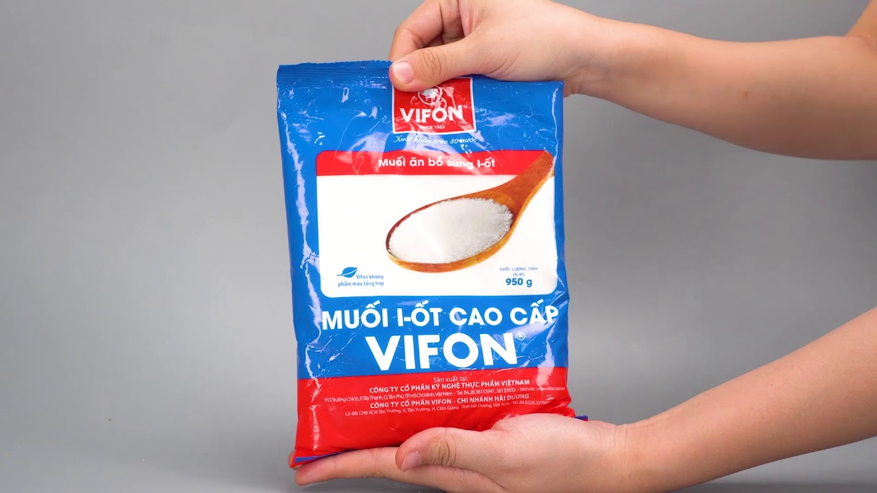 Muối I-Ốt cao cấp Vifon gói 950gr