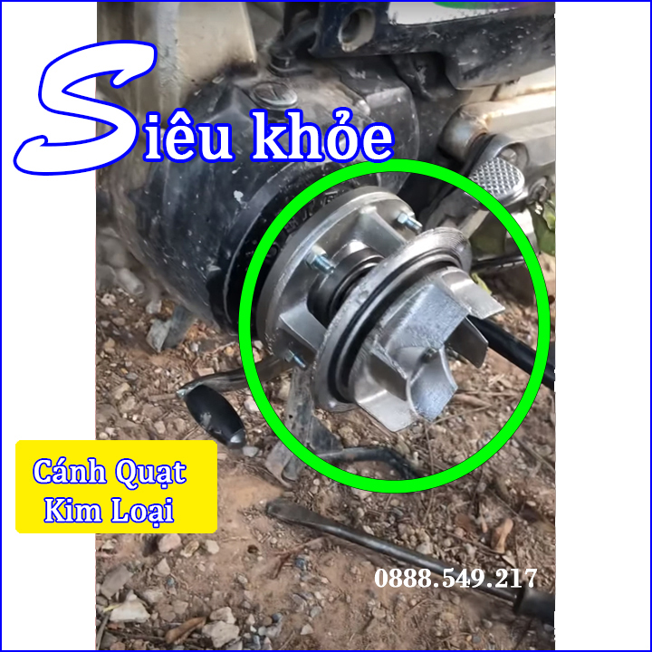 Bơm Nước Gắn Xe Máy Đầu Ra Vào 76