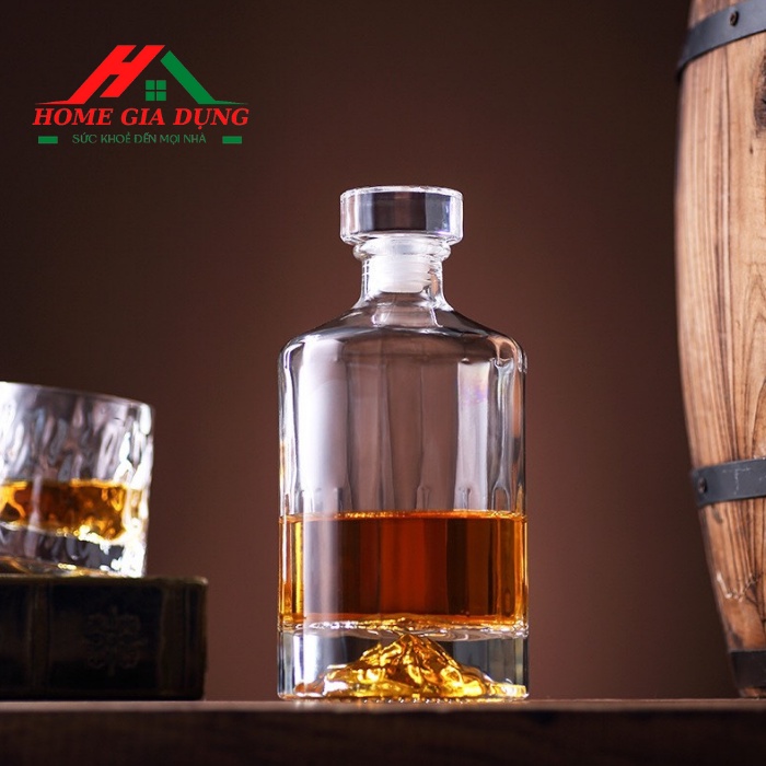 Vỏ Chai đựng Thủy Tinh nhật 500ML,  ( KHÔNG TEM  )