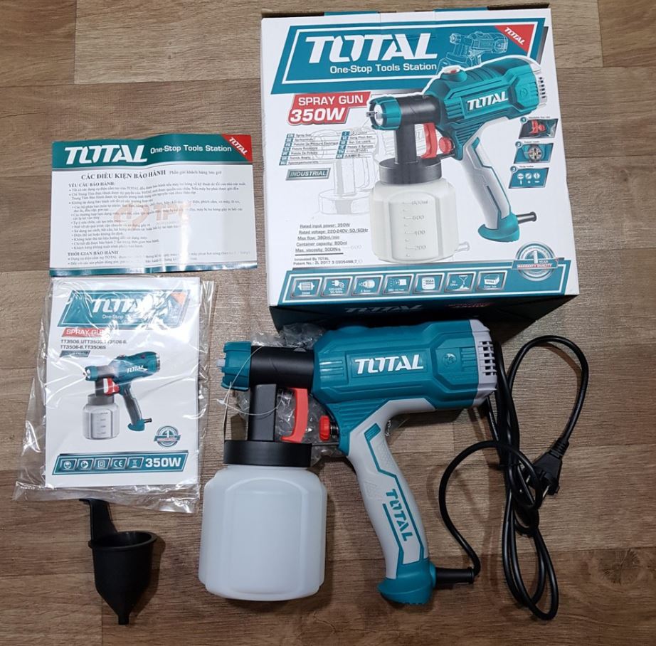 450W Máy phun sơn dùng điện Total TT3506