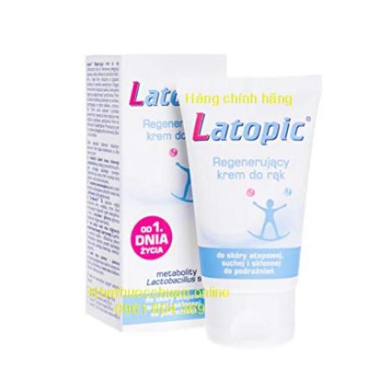 Latopic Kem dưỡng ẩm, dịu ngứa da dị ứng/kích ứng da mặt và toàn thân