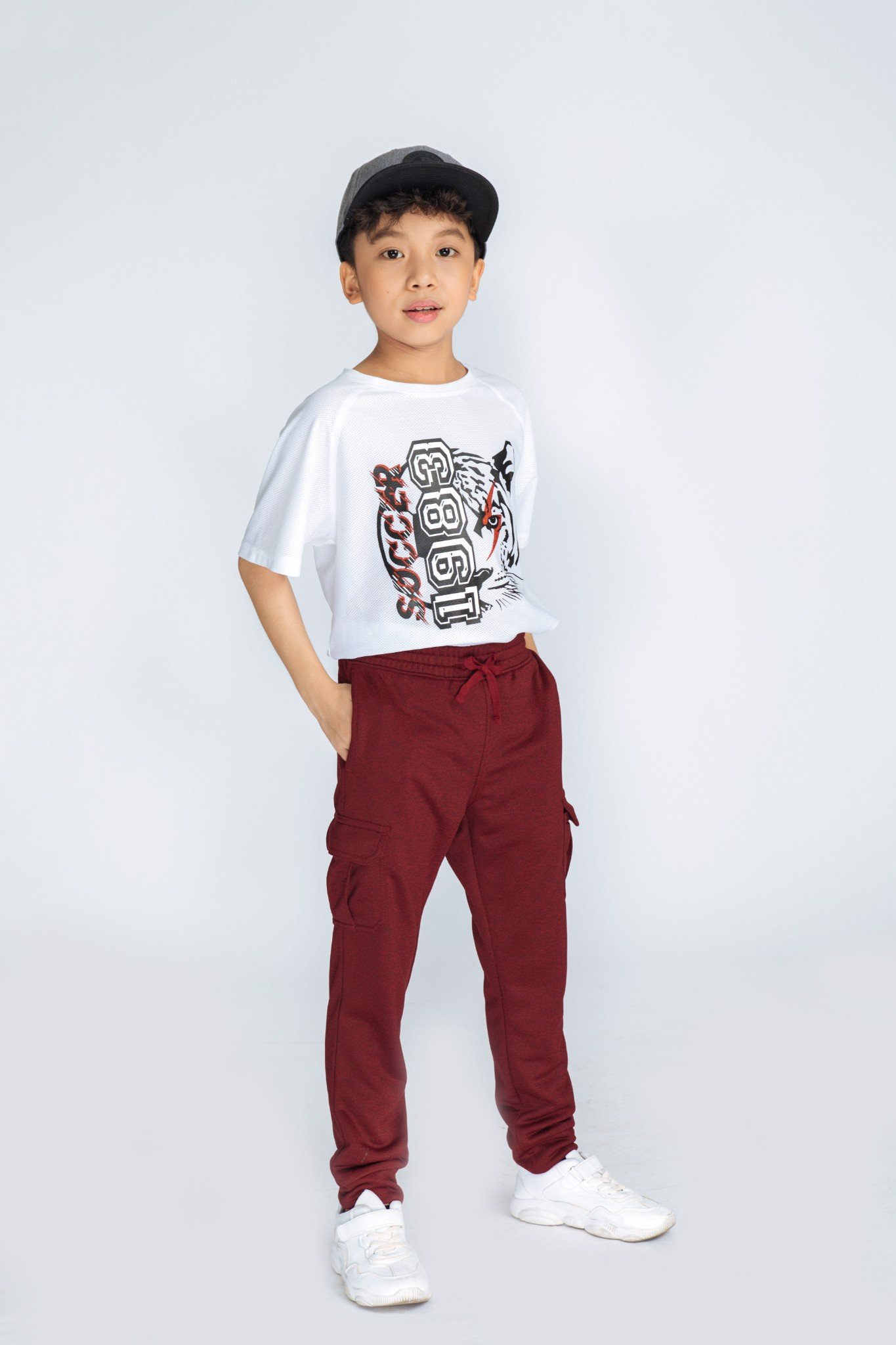 Quần Dài Bé Trai Cargo jogger