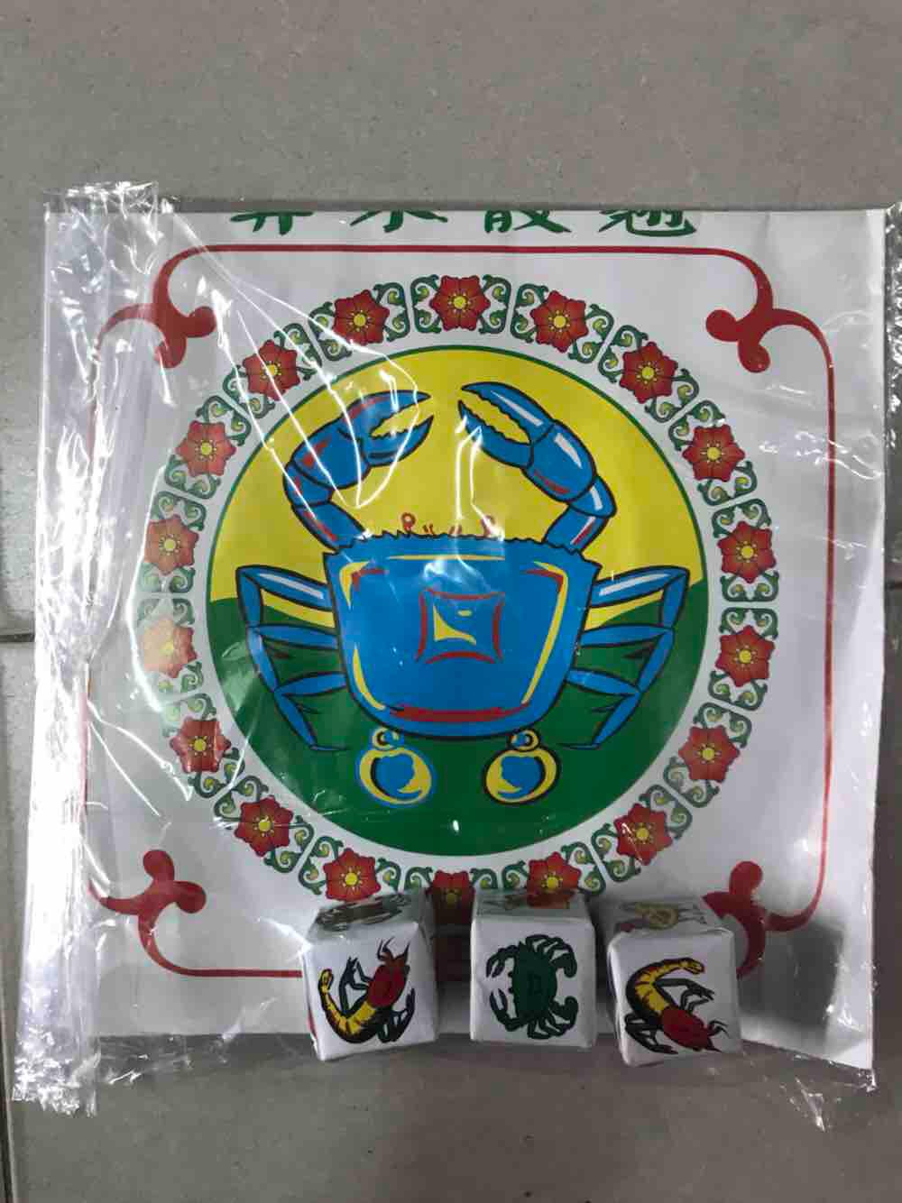 Cờ bầu cua súc sắc xốp