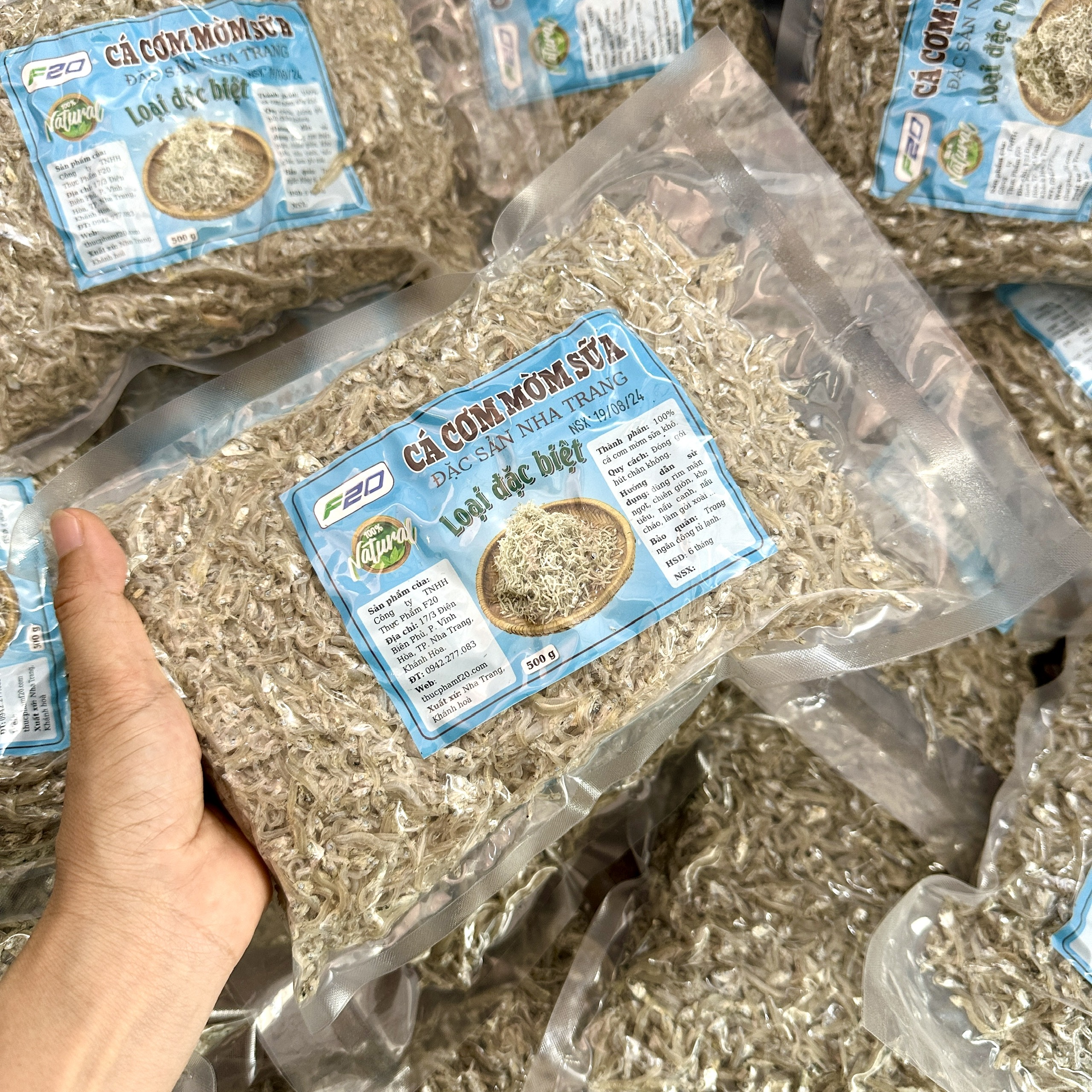 Khô Cá Cơm Mờm Sữa {500gr} - Cá Cơm Khô nhỏ Dùng Rim Kho Nấu Canh