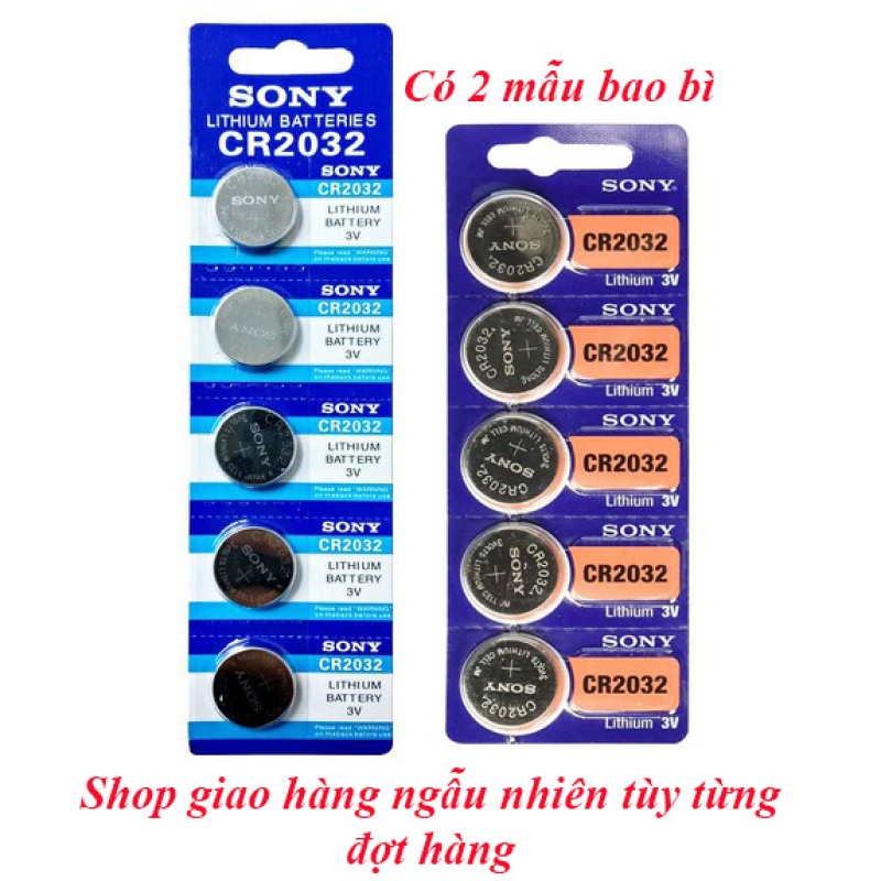 [HCM]Pin CR2032 Sony lithium 3V (Pin CMOS) - Made in Indonesia dùng cho các thiết bị điện điện tử đồng hồ CMOS  Remote...