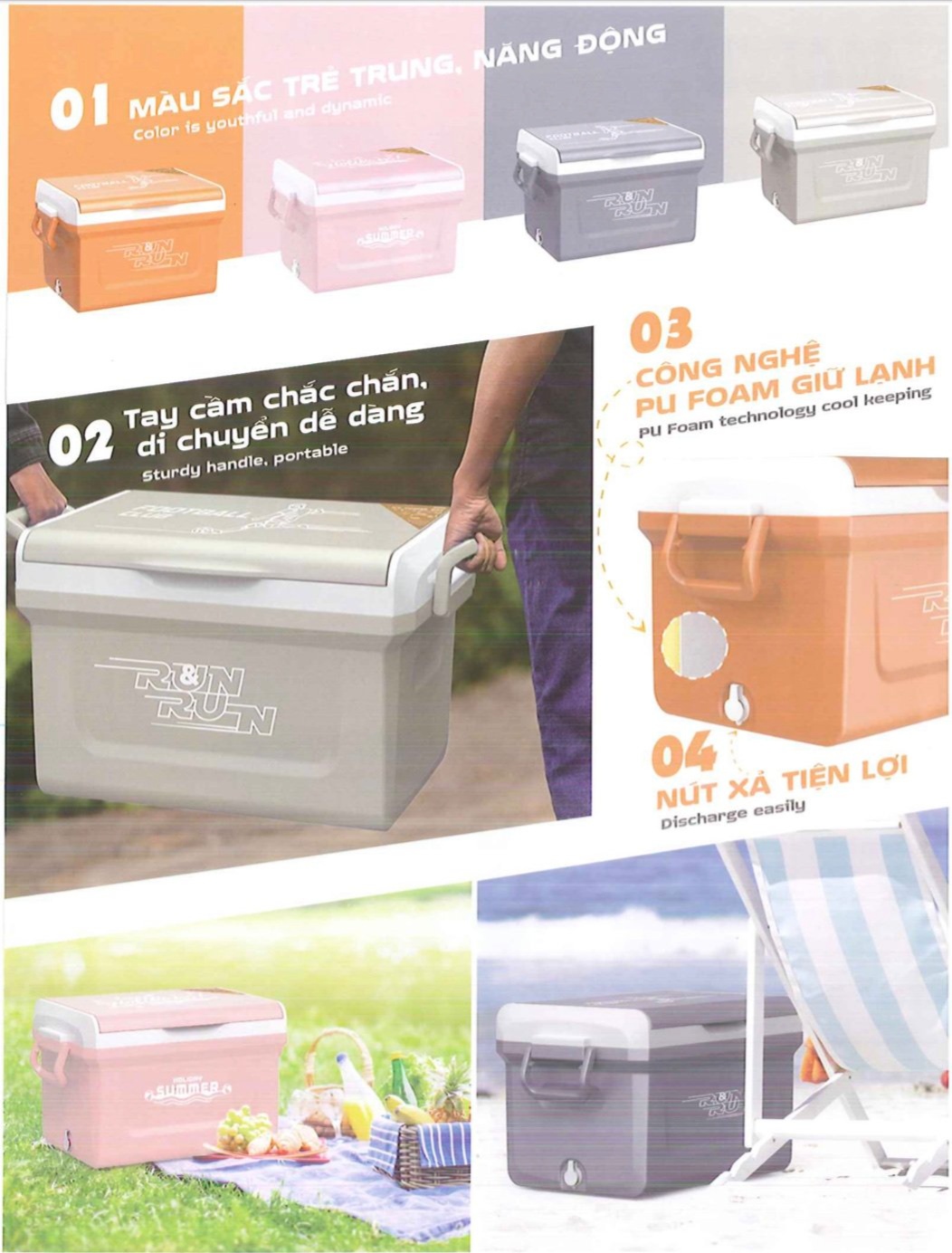 Thùng Đá Giữ Nhiệt ICY Duy Tân - 35 Lít và 45 Lít