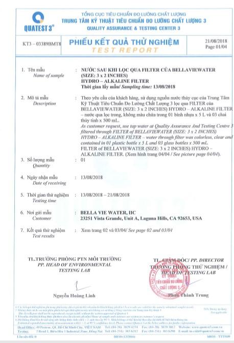 Bình Lọc Nước Ion Kiềm Nhập Khẩu USA 20L