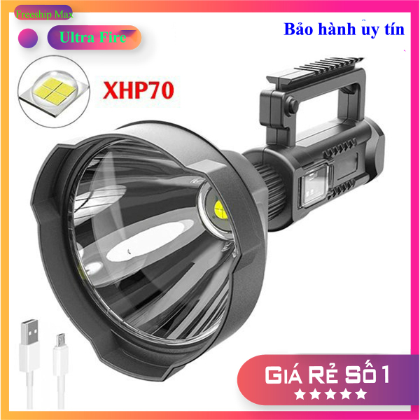 Bảng giá Đèn pin cầm tay cỡ lớn, Đèn pin cầm tay W591 siêu sáng chuyên chiếu sáng công trường, nhà xưởng…, Freeship