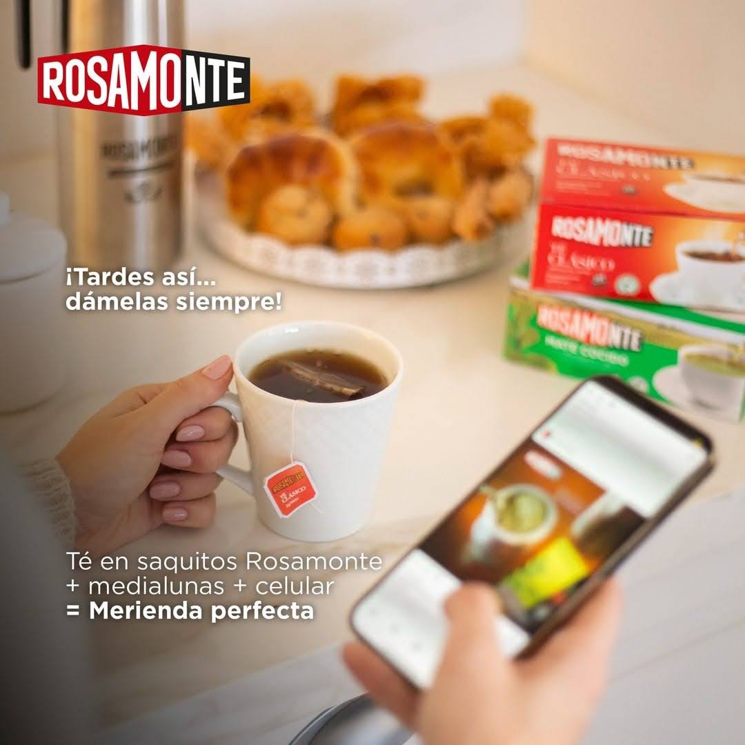 Trà Yerba Maté - ROSAMONTE - Trà túi lọc
