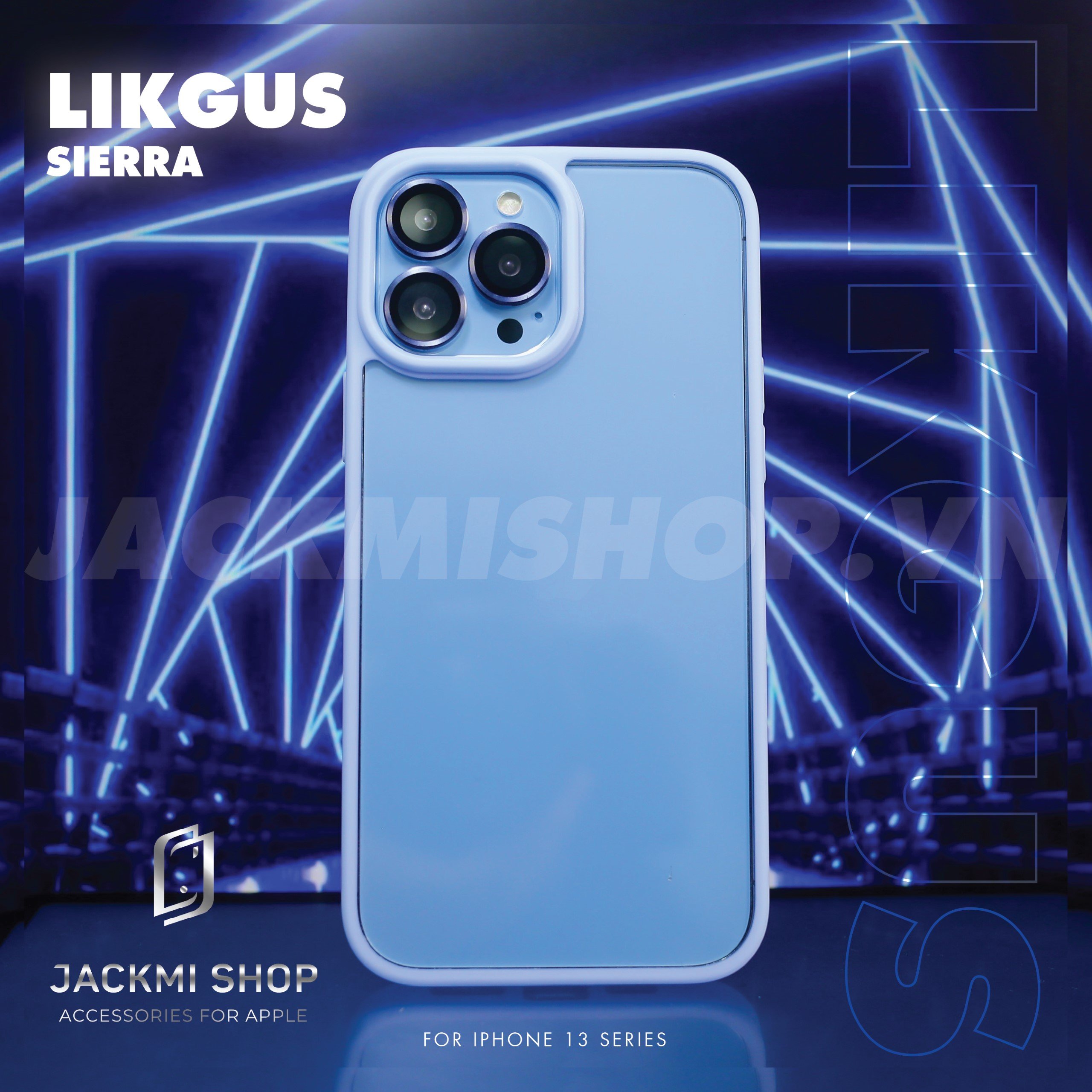 [HÀNG CHÍNH HÃNG] Ốp lưng LIKGUS Sierra Blue cho iPhone 13/13Pro/13ProMax