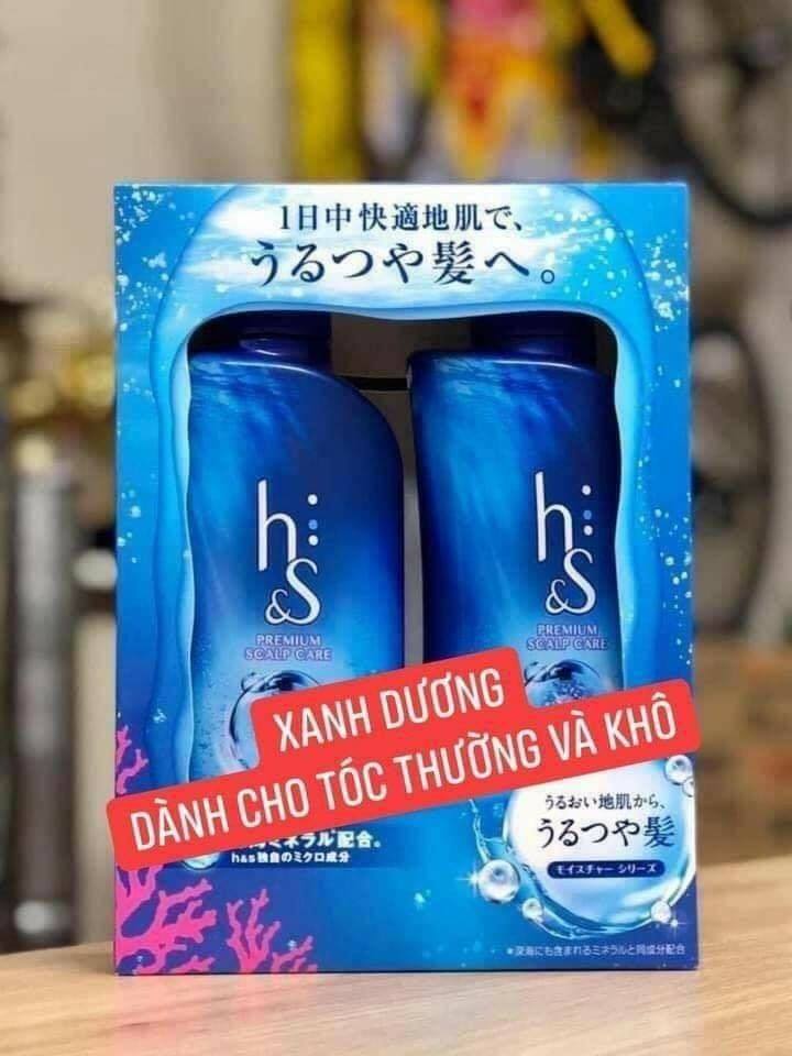 Dầu gội đầu trị gàu ngứa hs nhật bản - bộ gội xả trị gầu