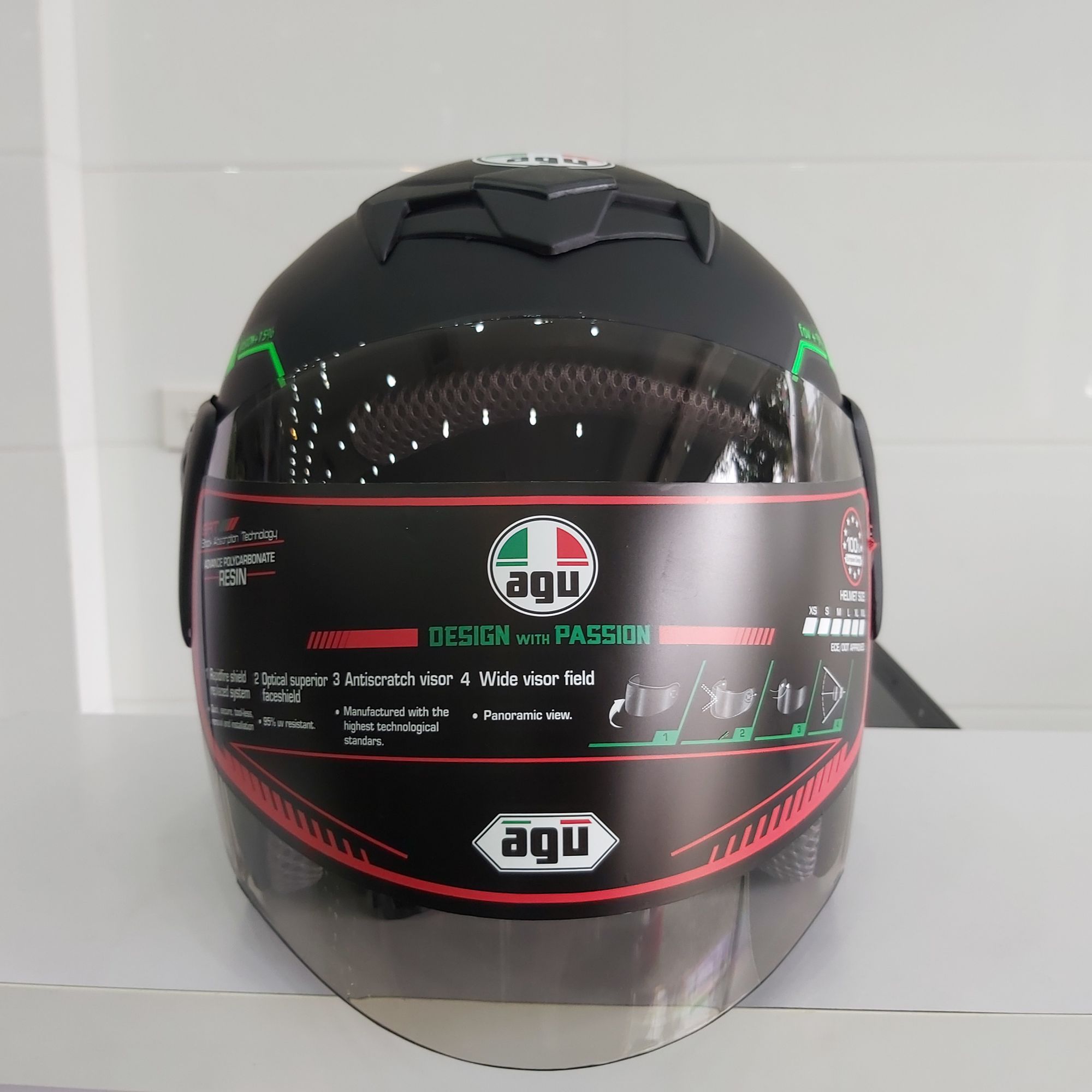 mũ bảo hiểm trùm đầu AGU 46