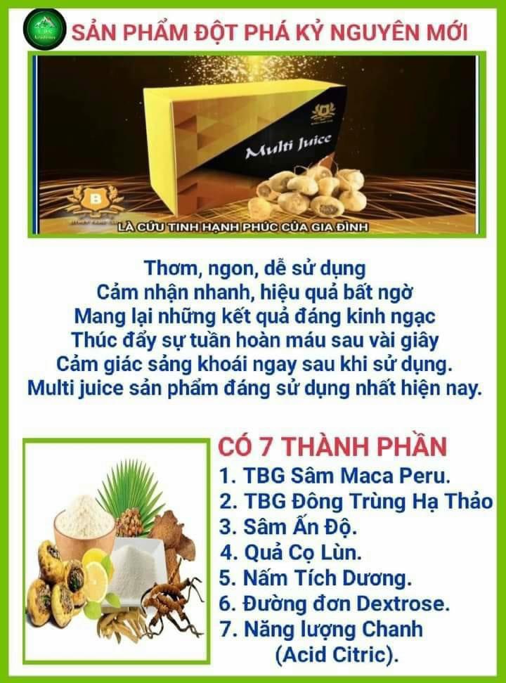Combo 5 hộp-Nước trái cây hỗn hợp MULTI JUICE (XUẤT XỨ MALAYSIA)