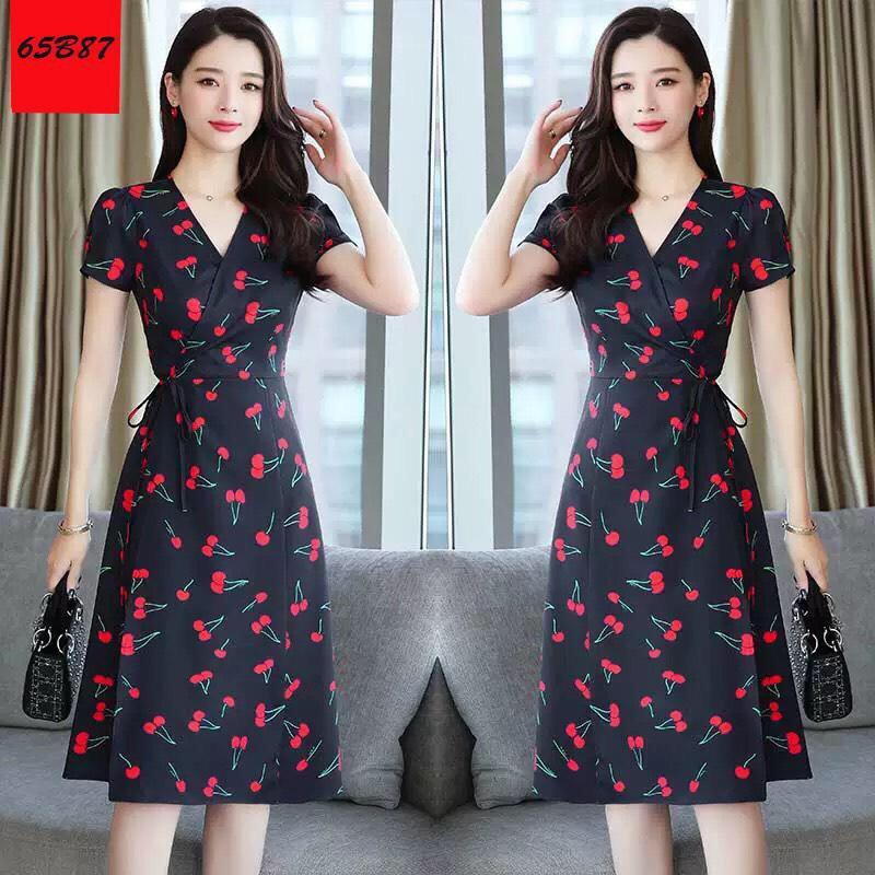 [HCM]ĐẦM XÒE CỔ TIM PHỐI TRÁI CHERY SIÊU XINH