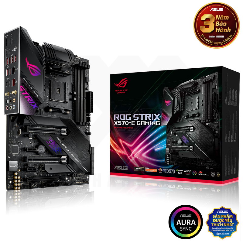 [Trả góp 0%]Bo mạch chủ ASUS ROG STRIX X570-E GAMING