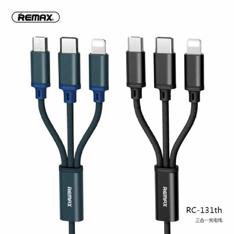 Giá Cáp sạc 3 đầu Remax RC-131TH cao cấp