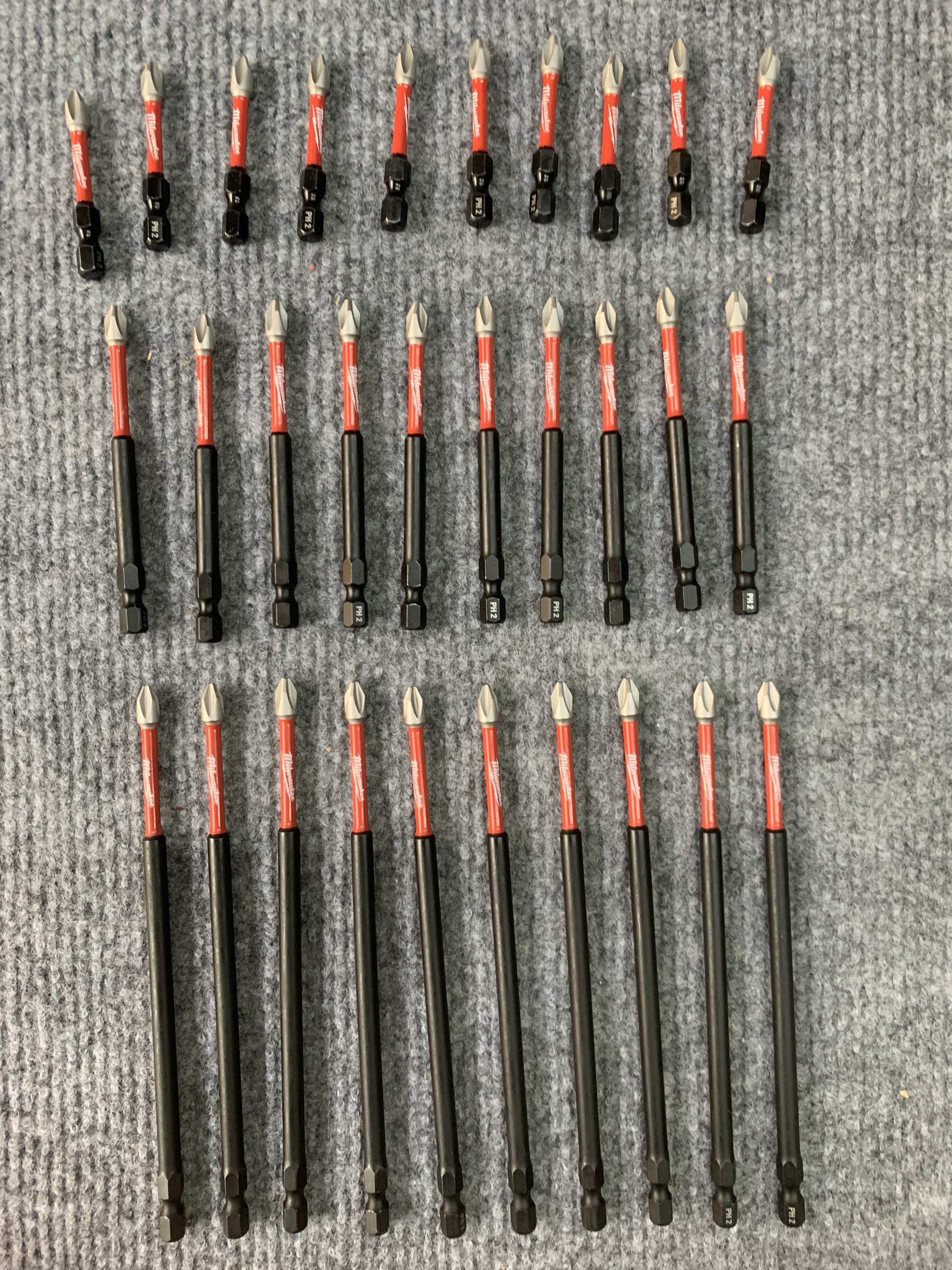 Mũi bắn vít PH2 dài 9cm Milwaukee chuẩn ngắn