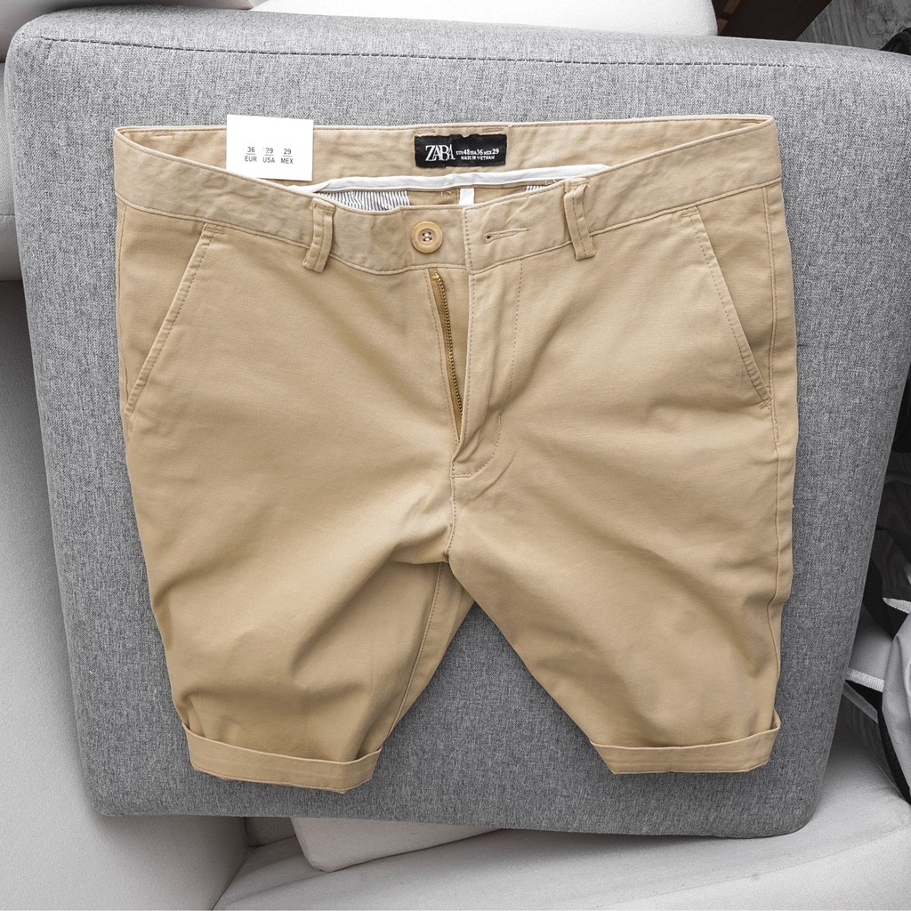 Quần Kaki Lửng Zara Cho Nam Cao Cấp