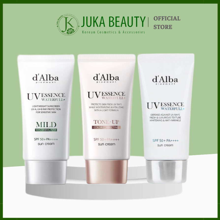 D'alba waterfull essence/mild/tone up sun cream spf50 + pa ++++ 50ml