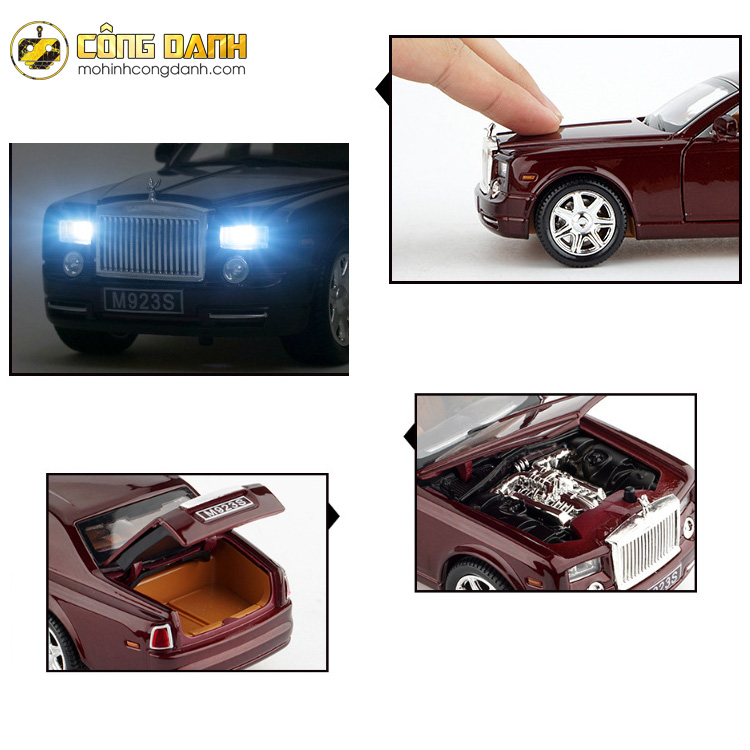 Xe mô hình tĩnh - Rolls-Royce Phantom tỉ lệ 1:24