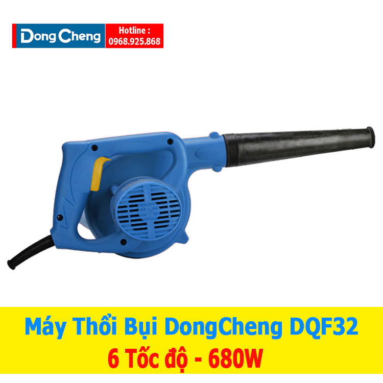 Máy Thổi Bụi Cầm Tay DongCheng DQF32, 6 Tốc Độ Hút Thổi