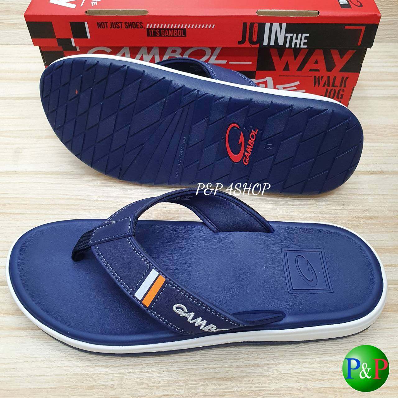 [GAMBOL] Dép Kẹp Nam GW 41129 แท้จริง Gambol Thái Lan (Size40-44)