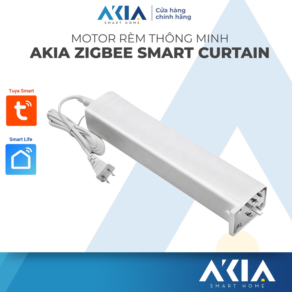Động cơ rèm thông minh AKIA Zigbee - Motor rèm tự động AKIA