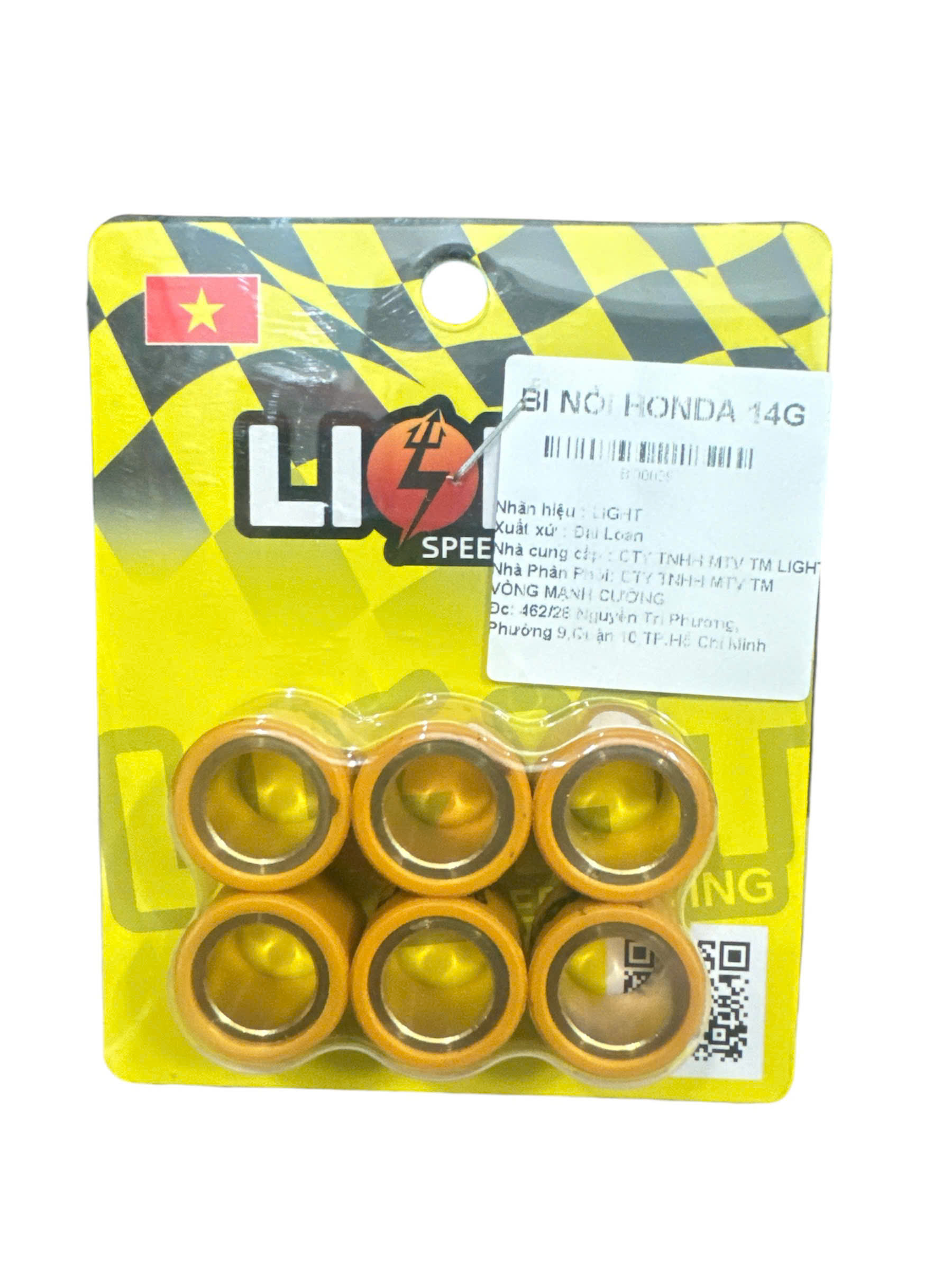 Bi nồi LIGHT Vario 125cc / 150cc ( Bao gồm 9 --> 16 gram ) ( 15X20 )
