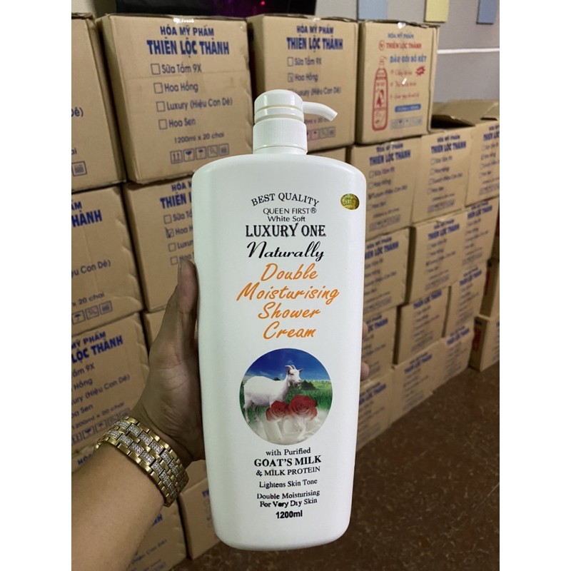 [Hoàn Tiền 10%] [HCM]SỮA TẮM DÊ LUXURY NGUYÊN CHẤT 1200ml