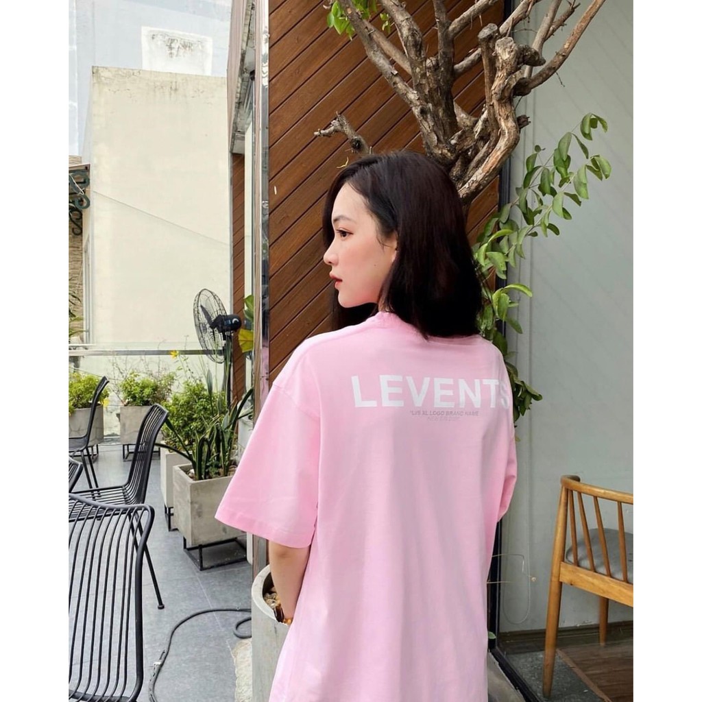 ←★→Áo thun LEVENTS XL Logo/ Pink White