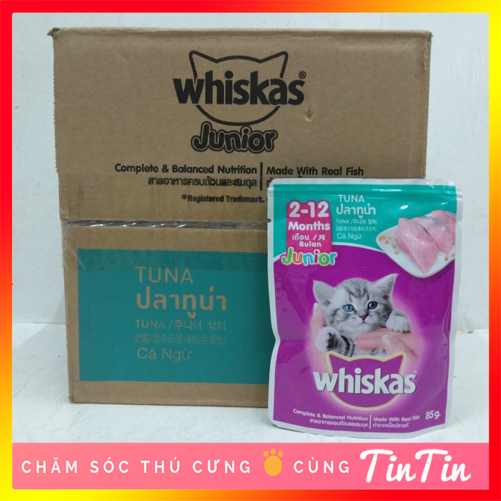 Pate Whiskas Cho Mèo Con Túi 85g Giá Rẻ