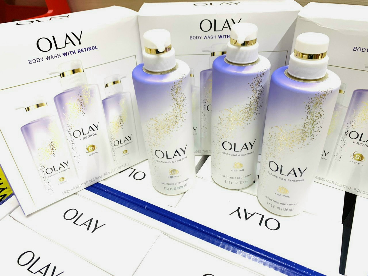 [HCM]Sữa tắm trắng da giảm thâm Olay-Retinol