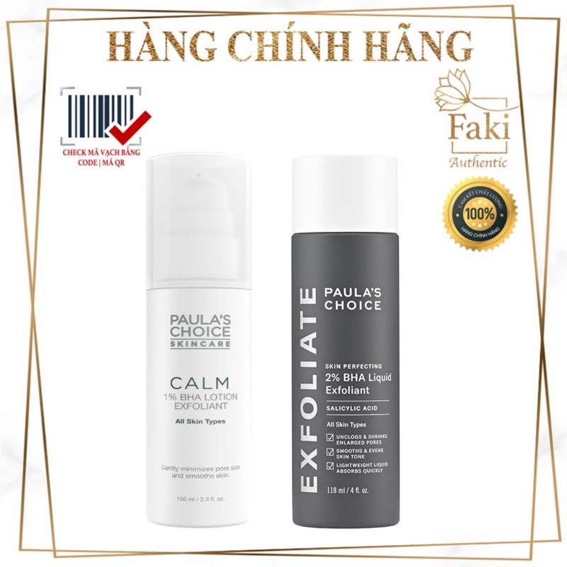 Tẩy da chết hoá học Paula s Choice Bha 1 - 2% , 30ml